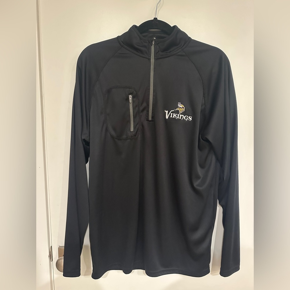 Minnesota Vikings half‎ zip size large